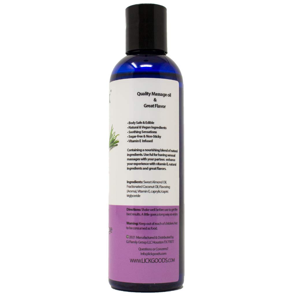 Lavender Massage Oil with Sweet Almond Oil & Vitamin E, 4 oz I59772