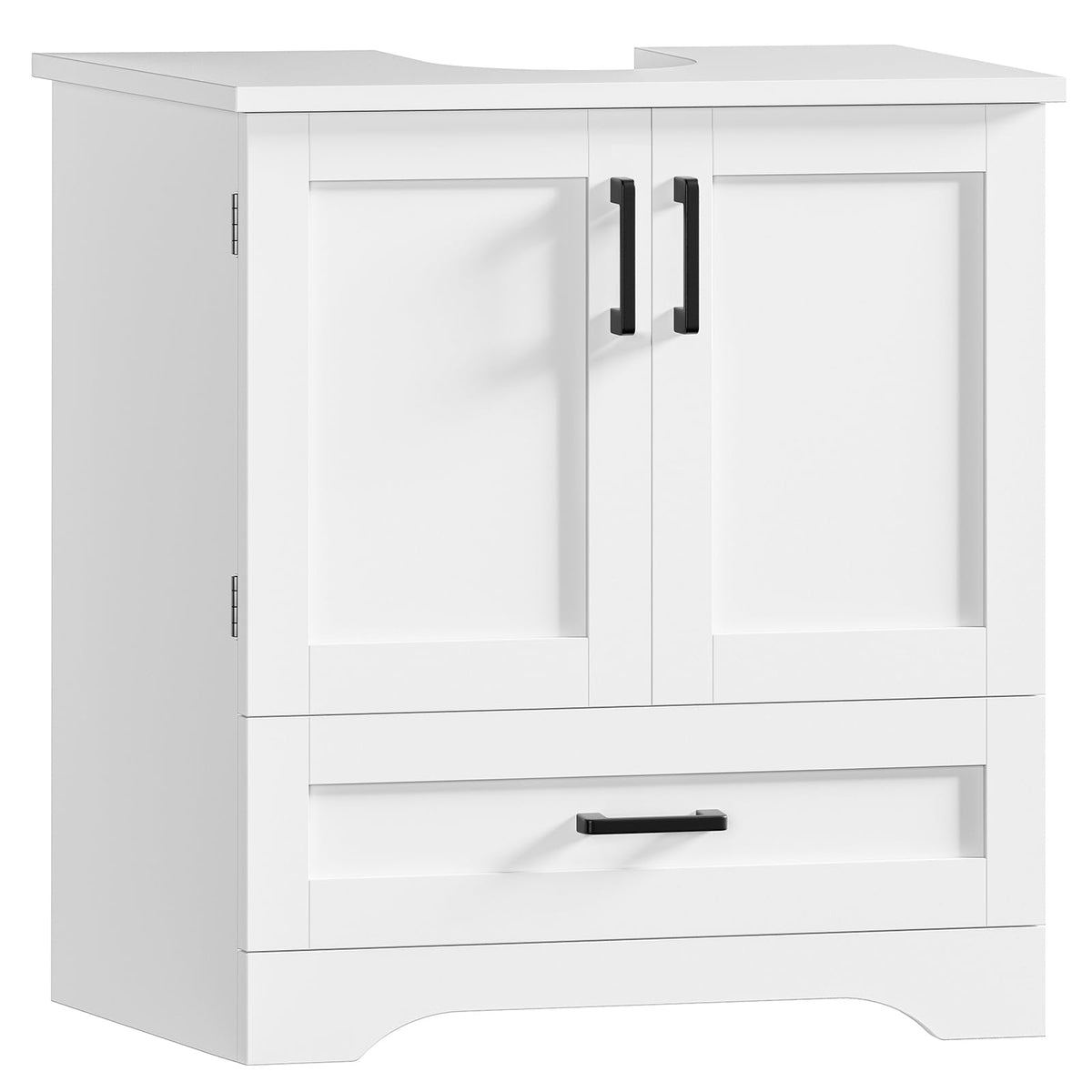 24" Pedestal Sink Storage Cabinet with 2 Doors & 1 Drawer P242