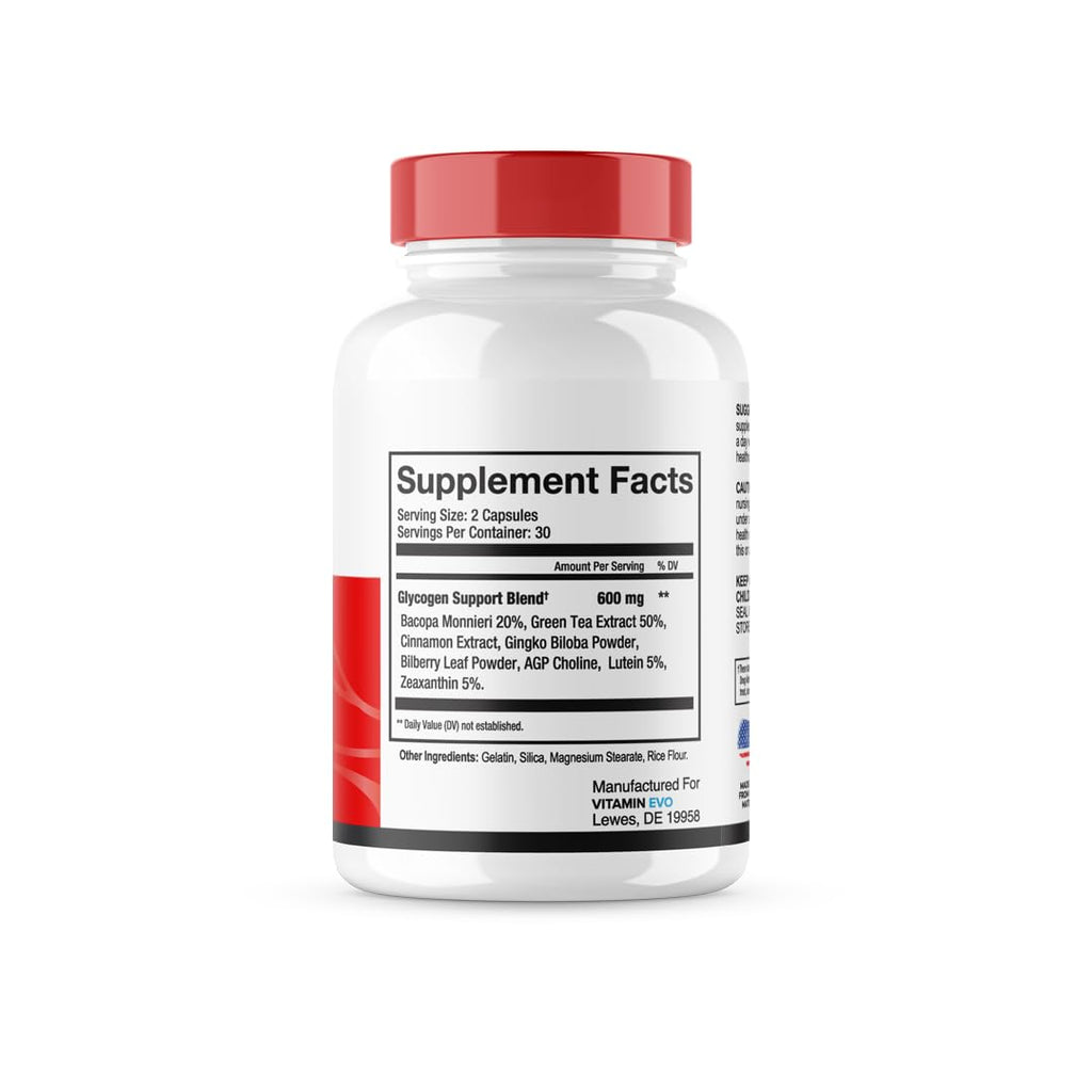 60 Capsules Glycogen Support F784346