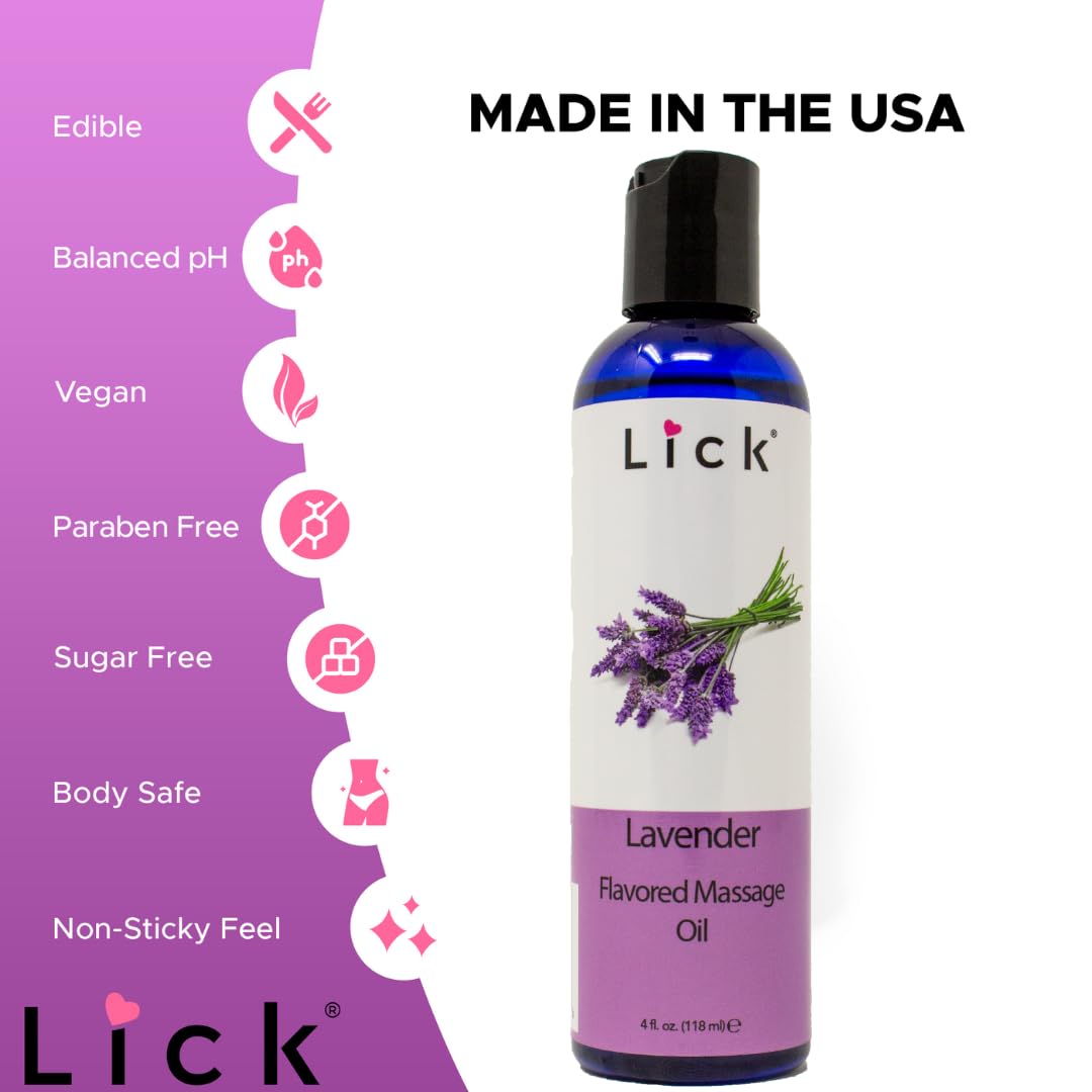Lavender Massage Oil with Sweet Almond Oil & Vitamin E, 4 oz I59772