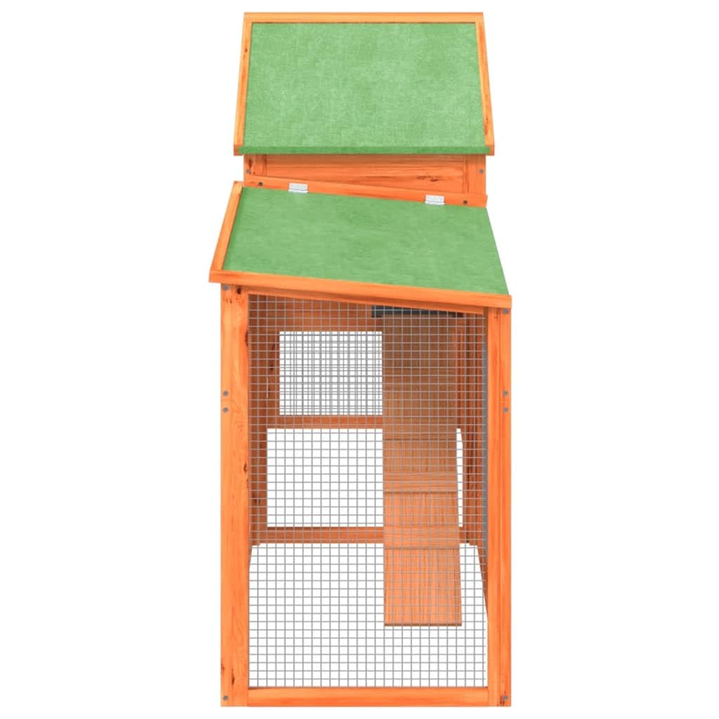 2-Tier Wooden Rabbit Hutch Small Animal Cage K922