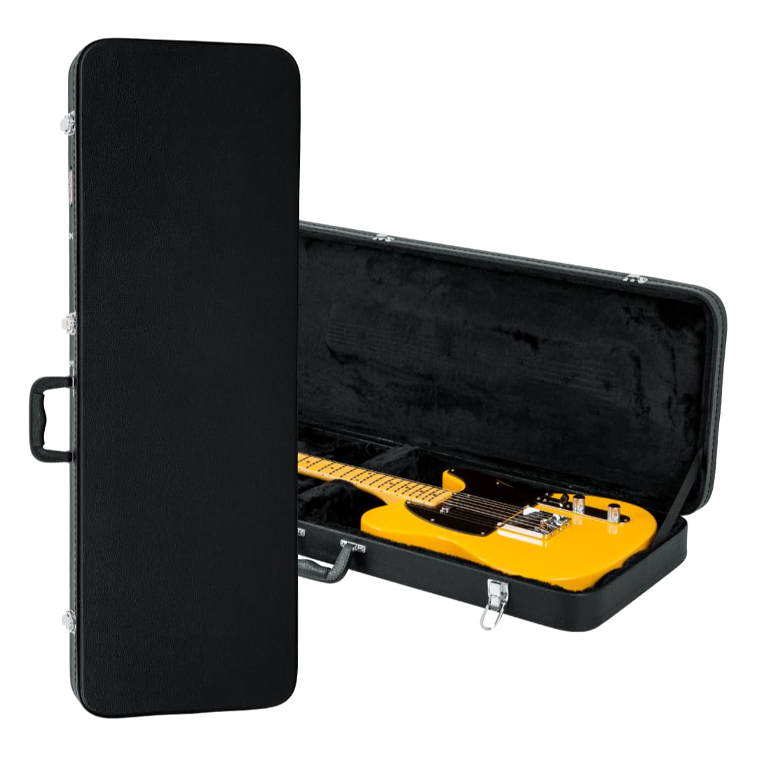 Hard-Shell Wood Case for Standard Electric Guitars V6292