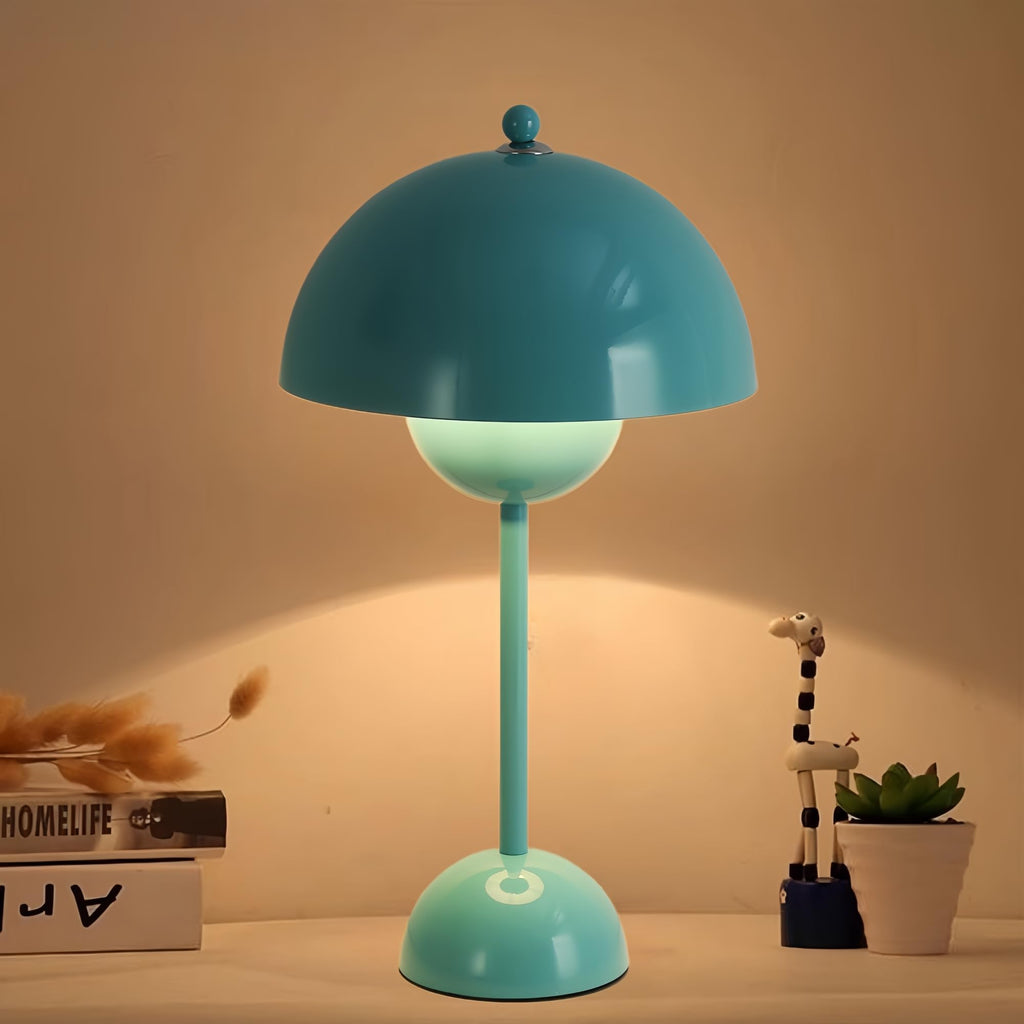 Mid-Century Modern Table Lamp Turquoise M842509
