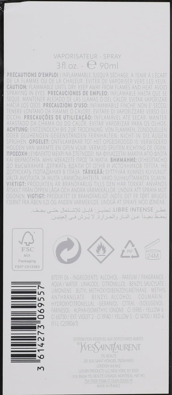 Eau de Parfum 90 ml Q878
