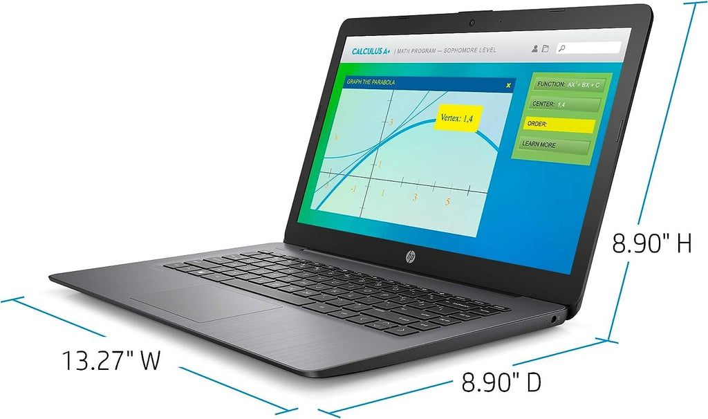 14-inch Laptop, Intel Celeron N4000, 4 GB RAM, 64 GB eMMC, Brilliant Black G515427