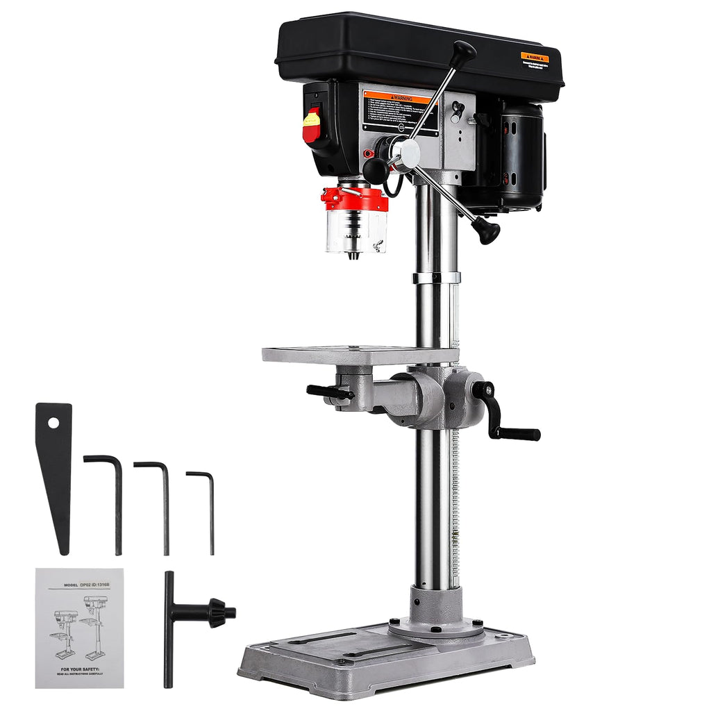 13 in Benchtop Drill Press, 7.5 Amp Variable Speed Cast Iron N5322