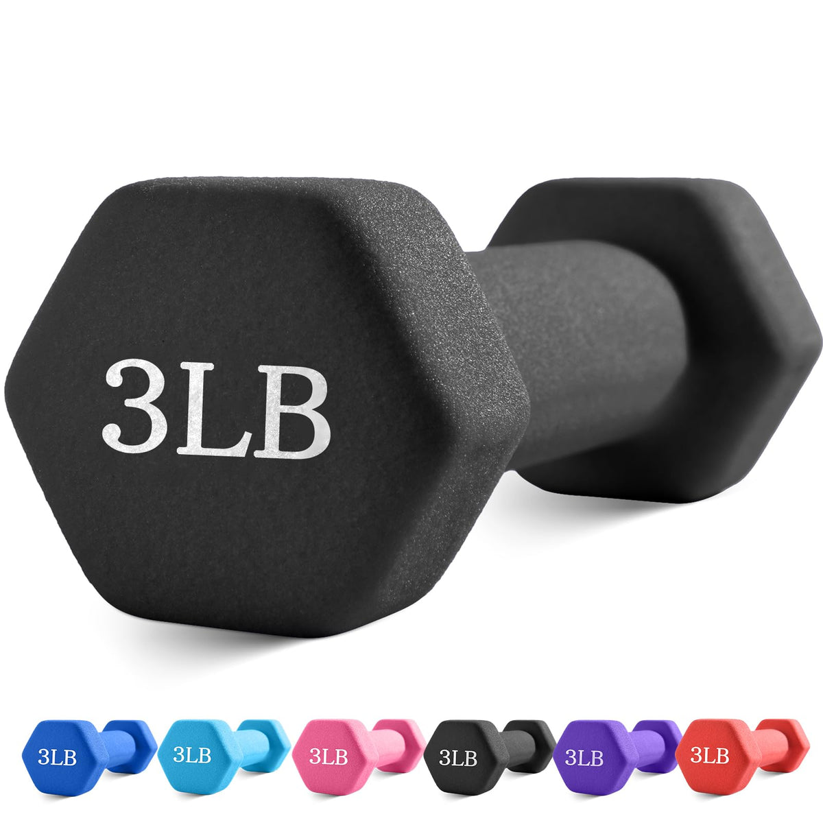 Neoprene Coated Hexagonal Dumbbells Z64968