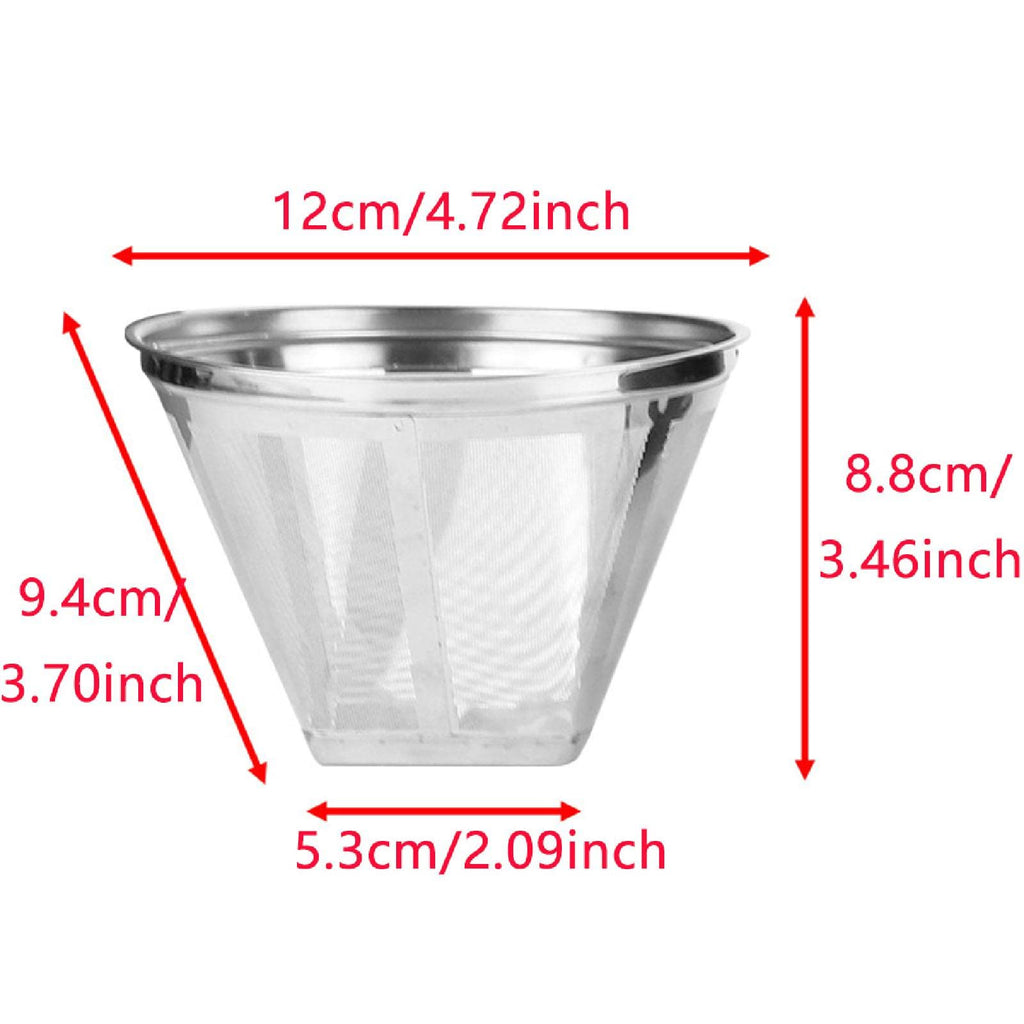 Reusable 4 Cone Stainless Steel Coffee Filter D25820