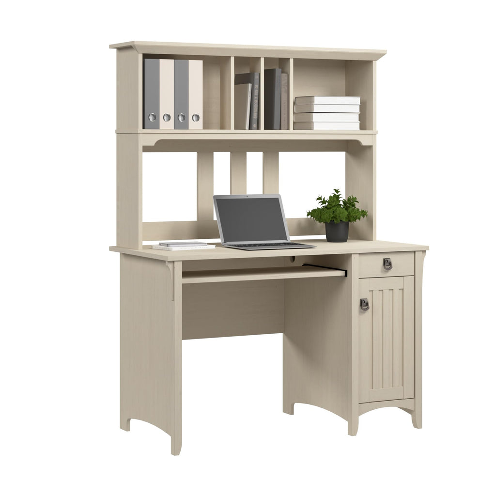 Small Computer Desk with Hutch N976