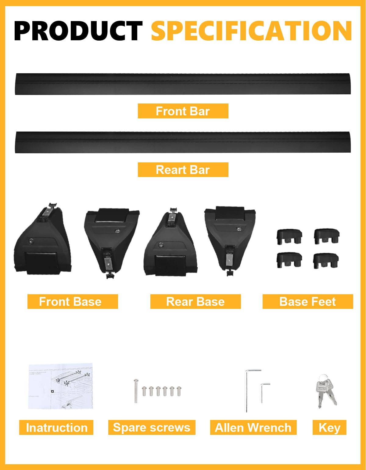 Roof Rack Cross Bars S4027