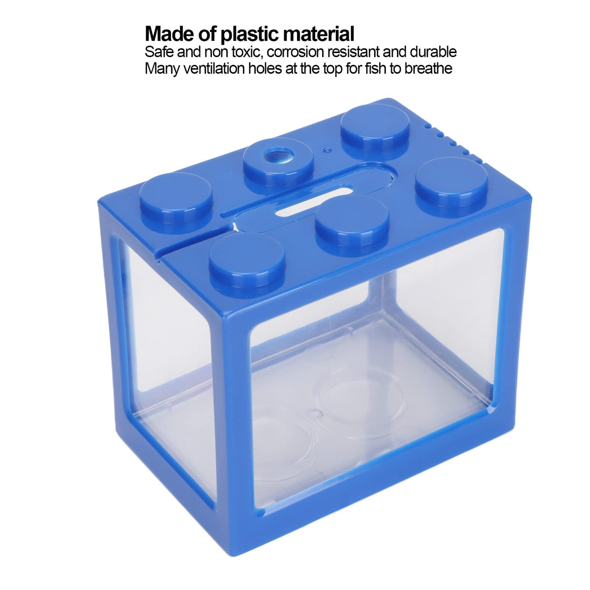 Mini Plastic Stackable Betta Fish Cube with LED Desktop Aquarium Kit G34180