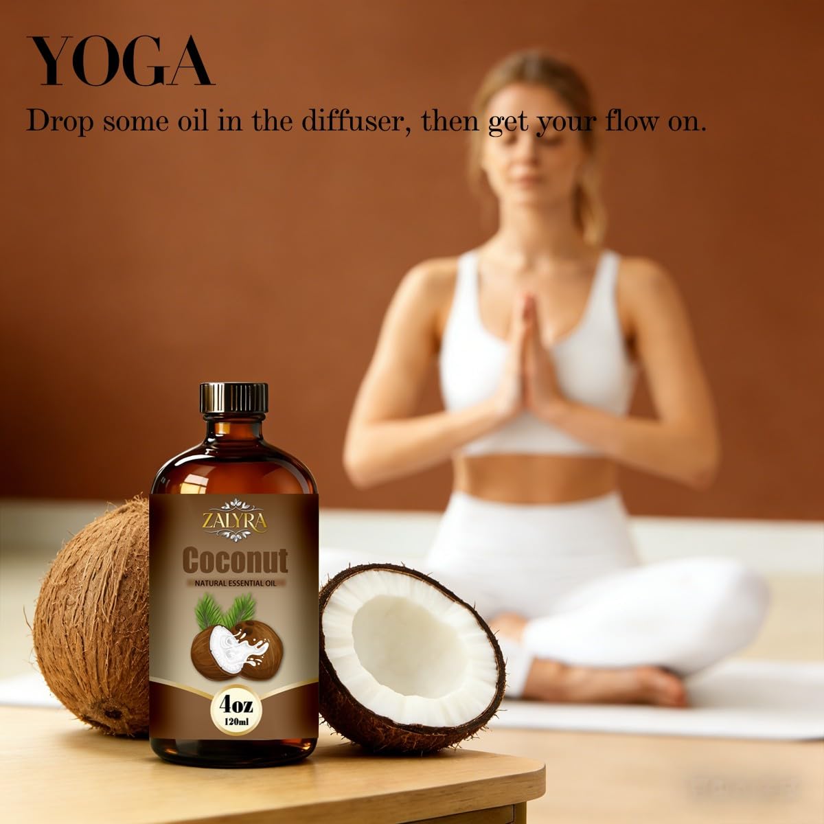 Coconut & Lavender Essential Oil 4 Fl Oz + 0.33 Fl Oz N467896