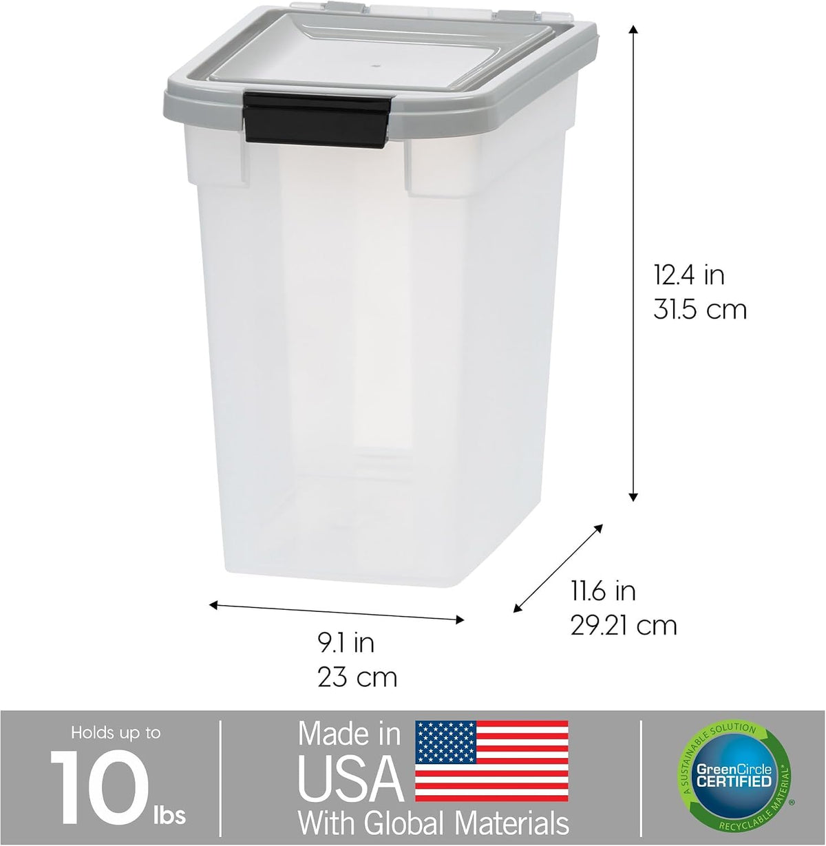 Dog Food Storage Container Up to 10 lbs O2867