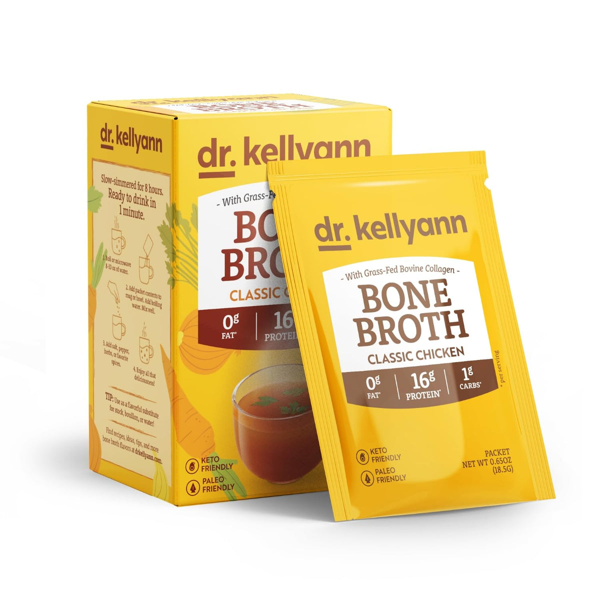 Bone Broth Packets Variety Pack 3 Boxes 21 Servings L723783