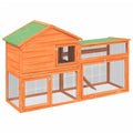 2-Tier Wooden Rabbit Hutch Small Animal Cage K922