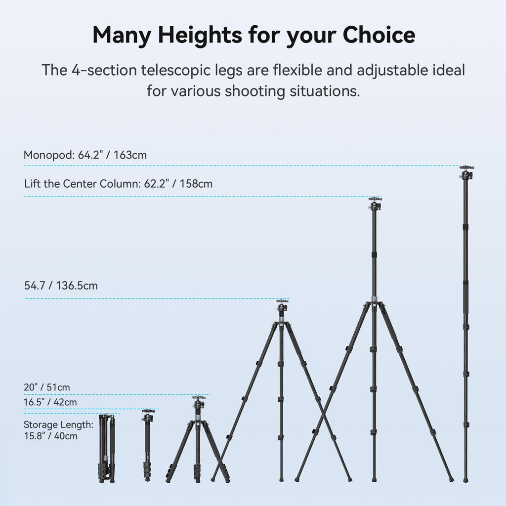 Carbon Fiber Camera Ball Head Tripod H481788