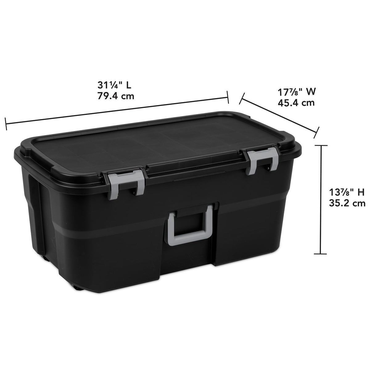 Wheeled Utility Container with Lid 22 Gallon S78328