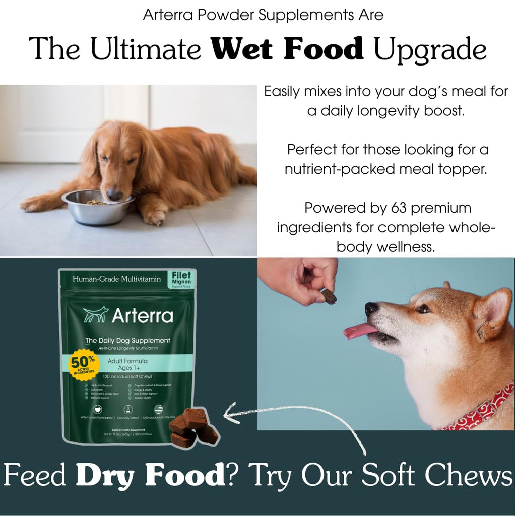 Senior Powder Dog Food Topper H7612