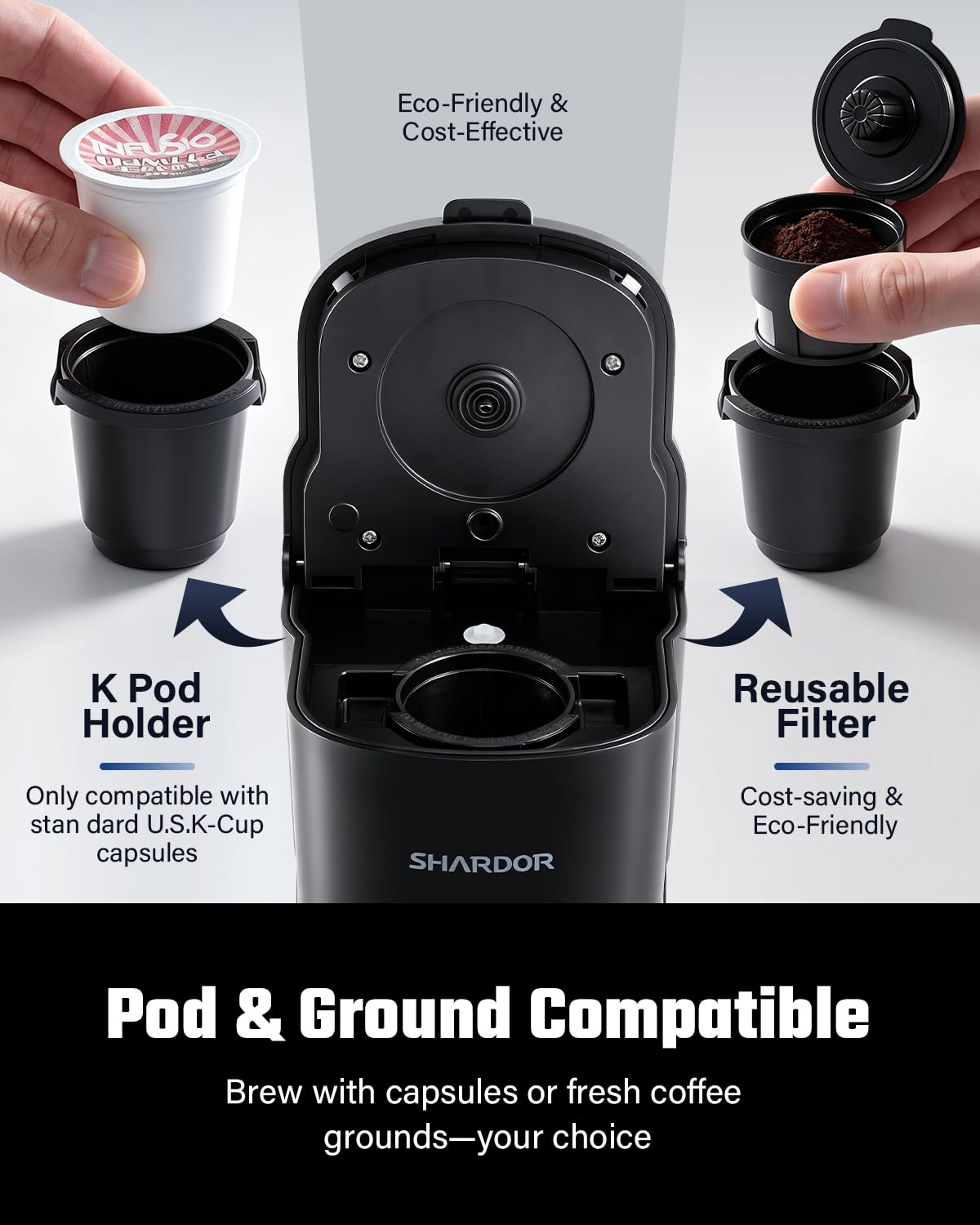 Mini Single Serve Coffee Maker E26001