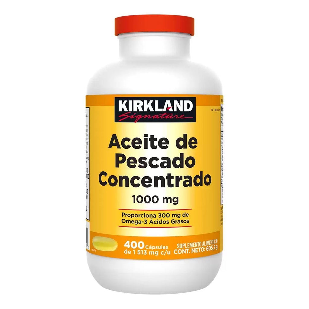 Fish Oil Concentrate 1000mg 400 Softgels C48258