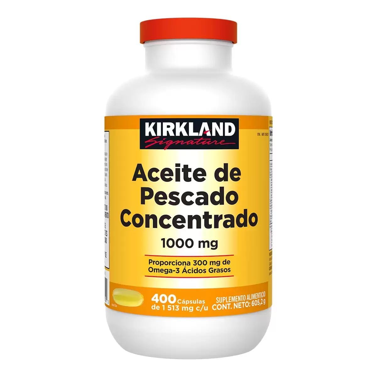 Fish Oil Concentrate 1000mg 400 Softgels C48258