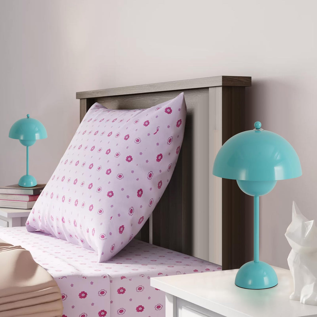 Mid-Century Modern Table Lamp Turquoise M842509