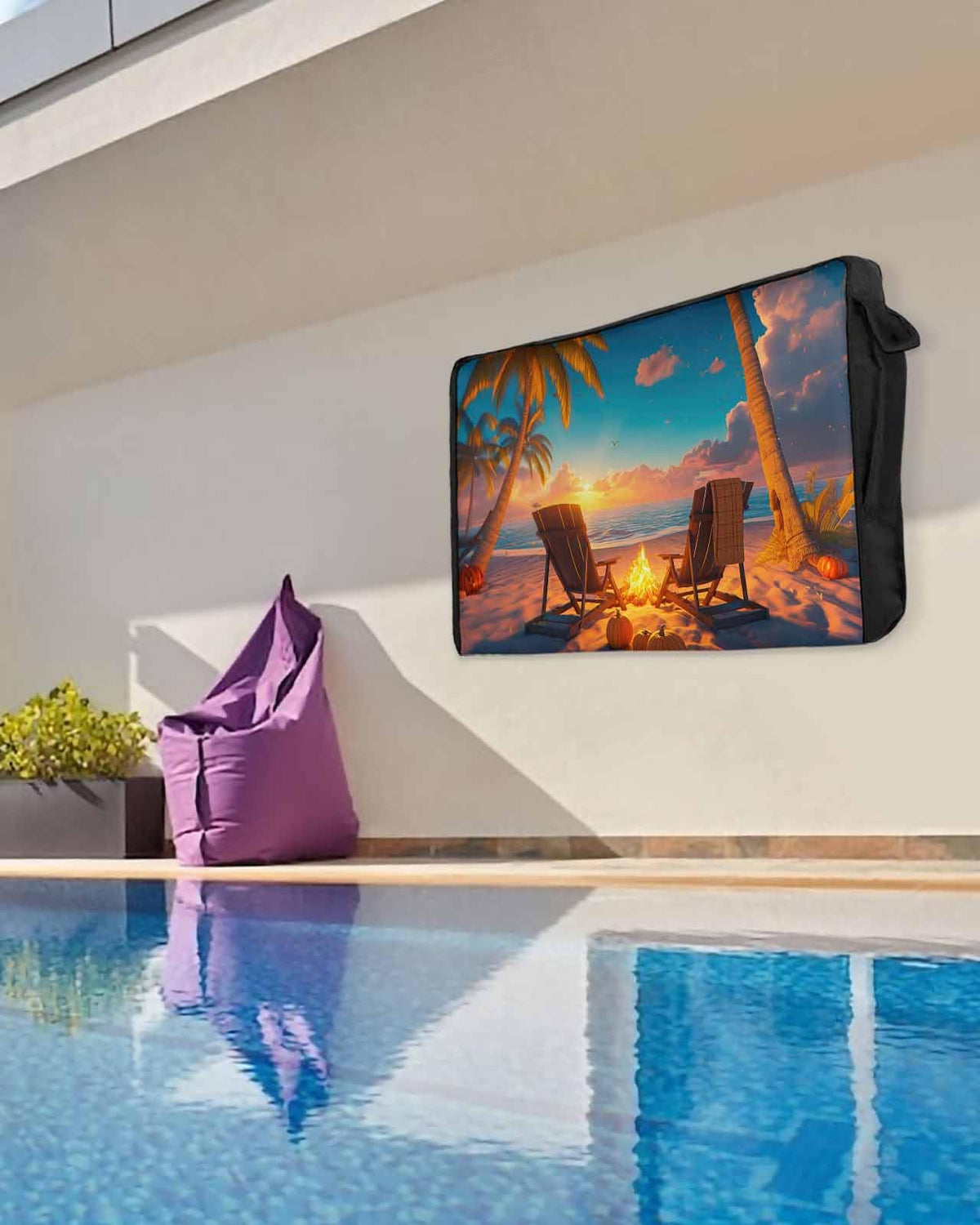 Waterproof Weatherproof Outdoor TV Cover for 30 to 32 Inch Flat Screen F832835