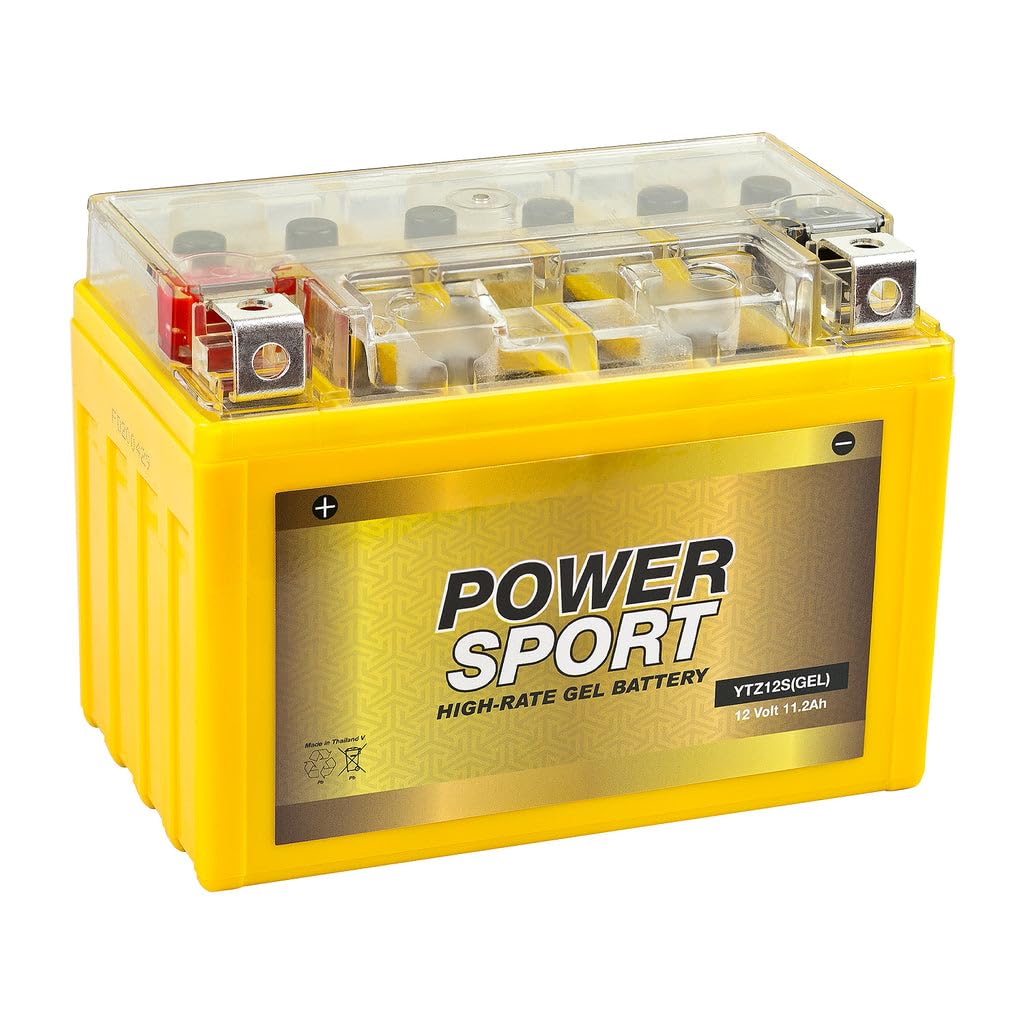 12V 11.2Ah 200 CCA GEL Motorcycle Battery with Nut & Bolt Terminals B794495