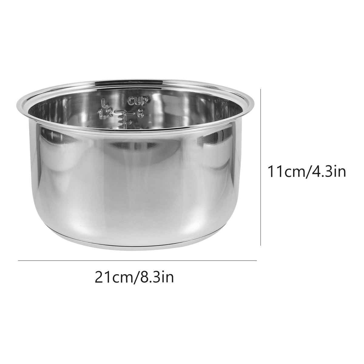 3L Stainless Steel Non Stick Rice Cooker Inner Pot C1760