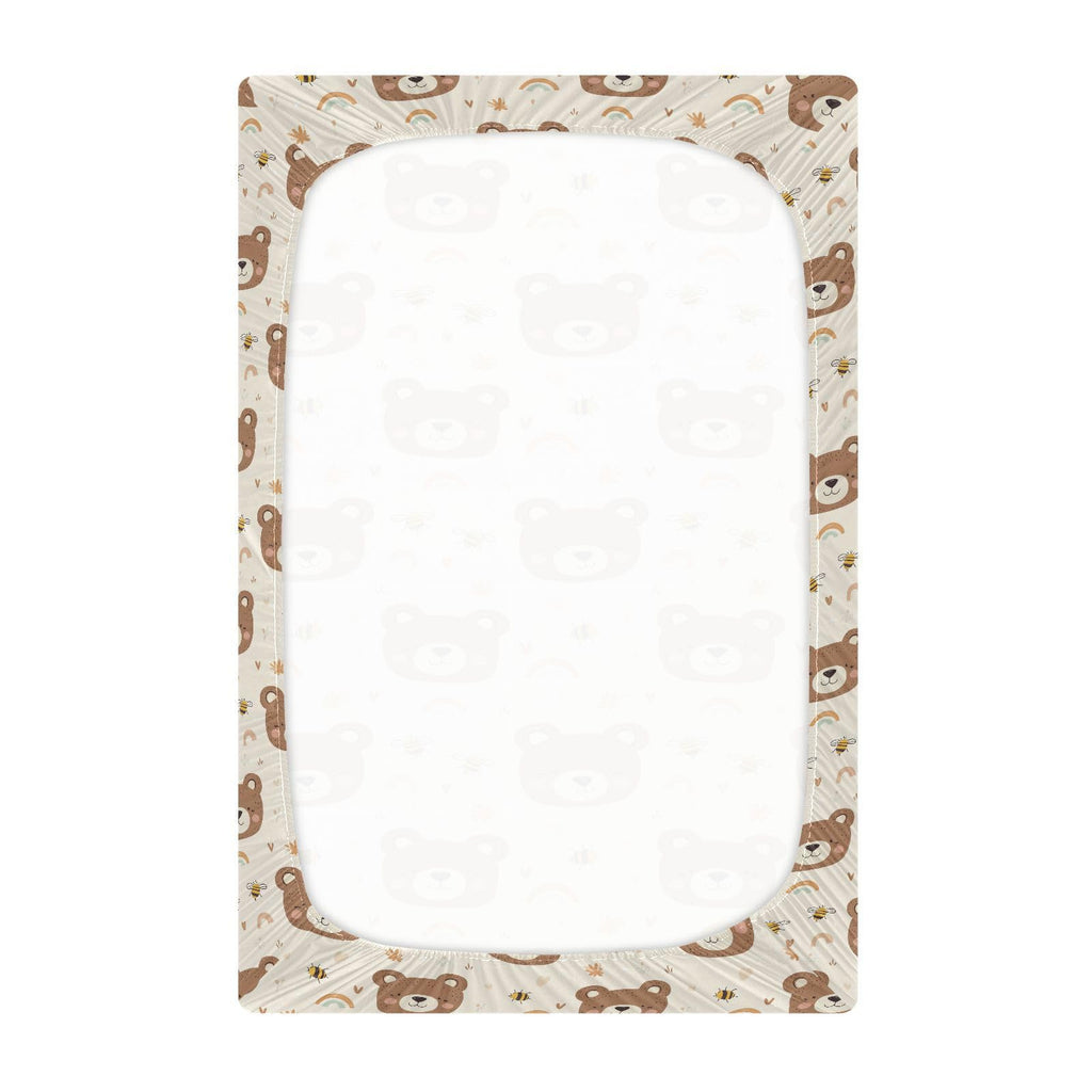Soft Breathable Microfiber Fitted Crib Sheet G9919