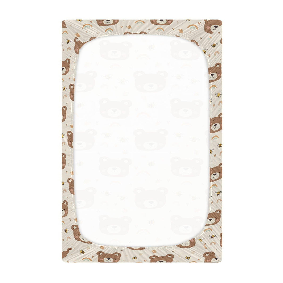 Soft Breathable Microfiber Fitted Crib Sheet G9919