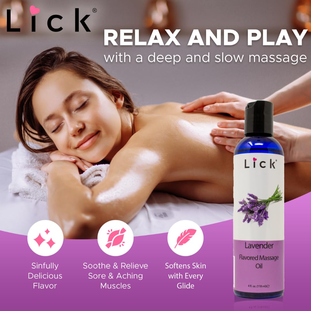 Lavender Massage Oil with Sweet Almond Oil & Vitamin E, 4 oz I59772