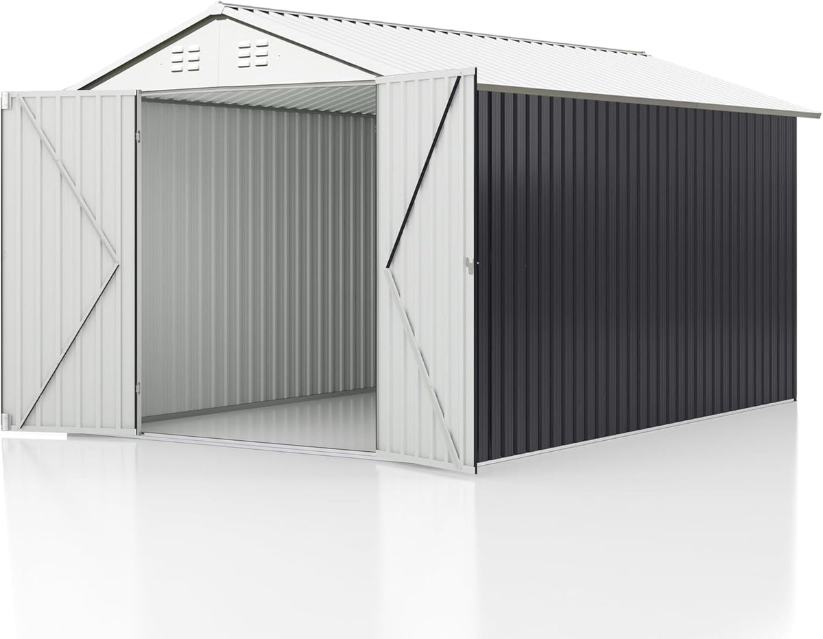10x14 FT Metal Garden Storage Shed W325