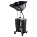 Portable Shampoo Bowl with Electric Pump, Height Adjustable Hair Washing Basin Z5285