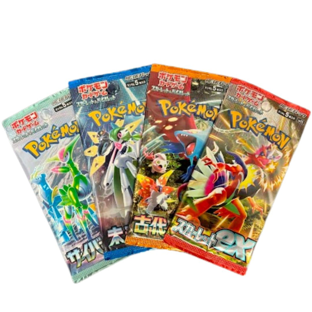 Pokemon Japanese Booster Pack Lot of 4 G931831