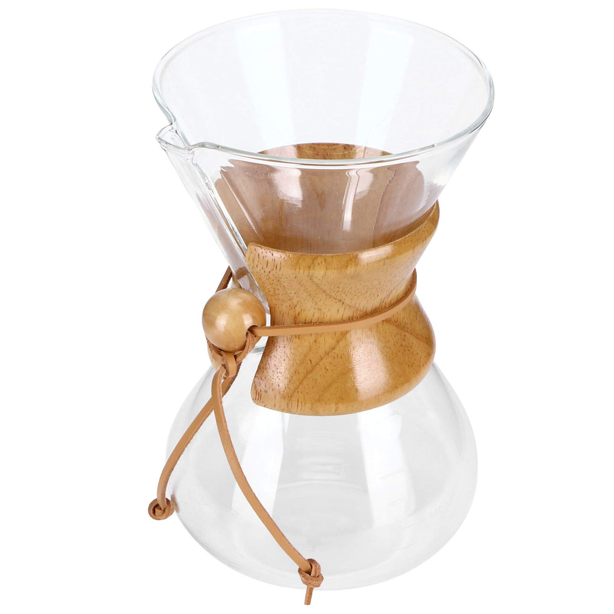 600ml High Temp Glass Coffee Drip Pot with Reusable Filter K7096