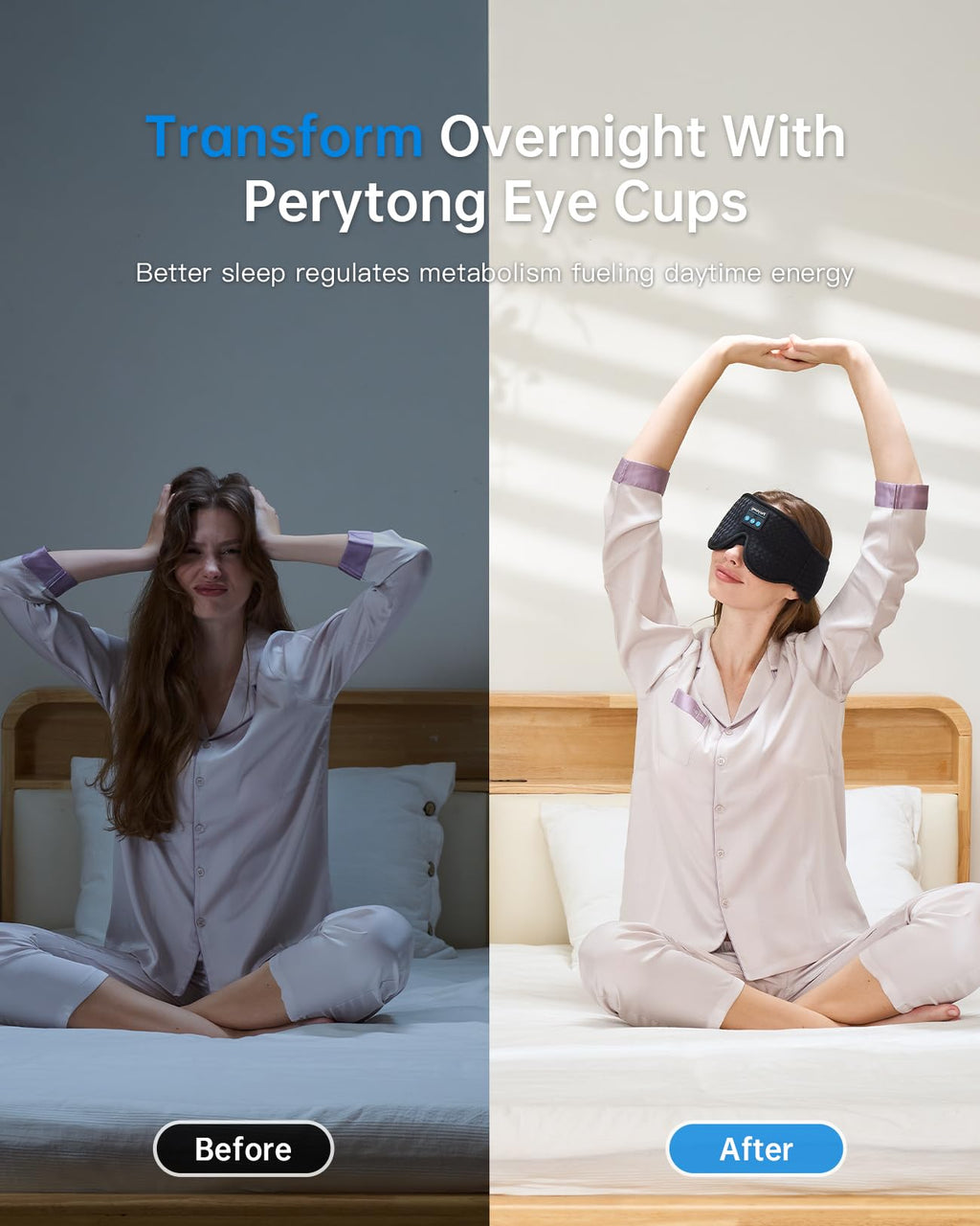 Bluetooth Sleep Mask with Headphones C294880