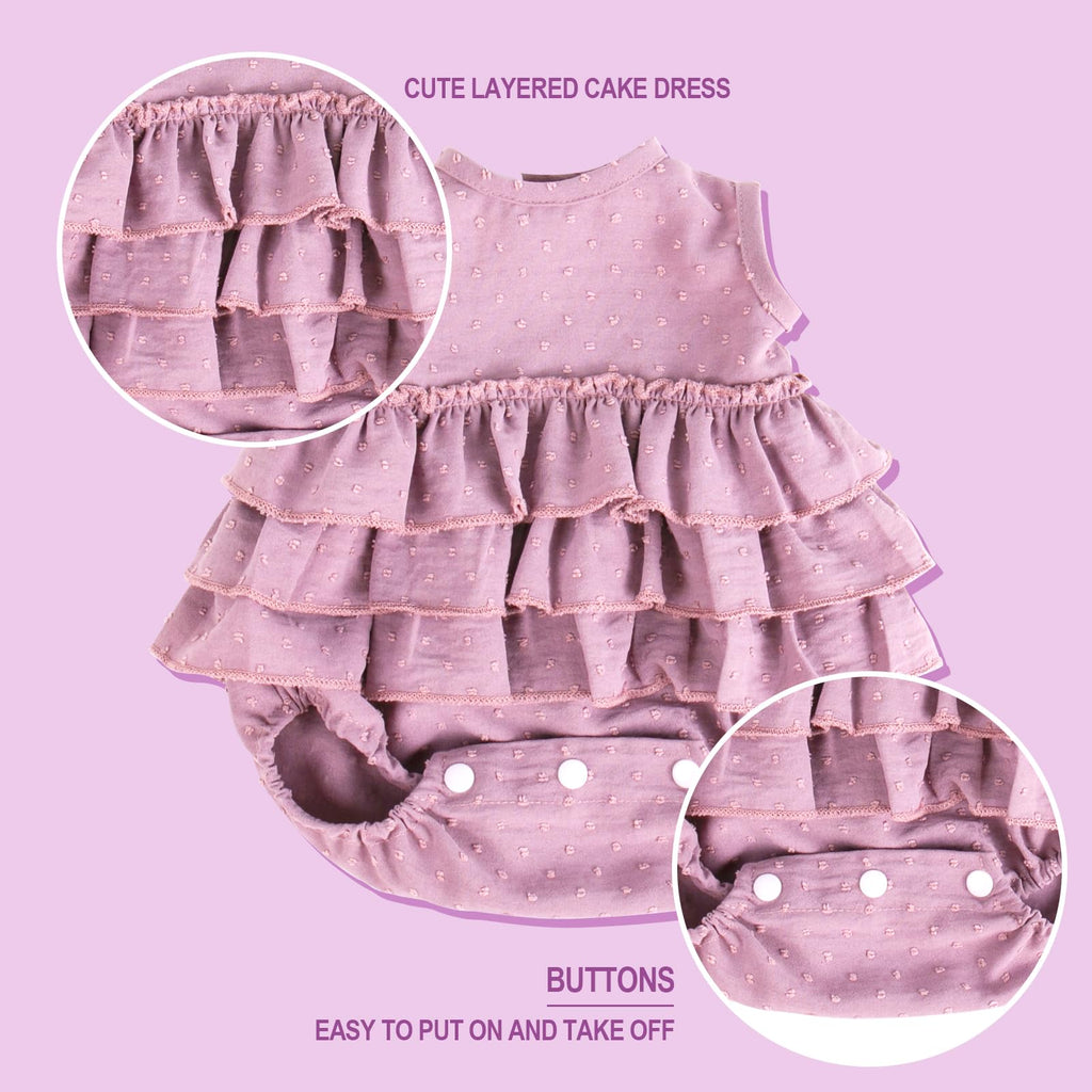 20 Inch Purple Dress Doll Clothing Set J784168