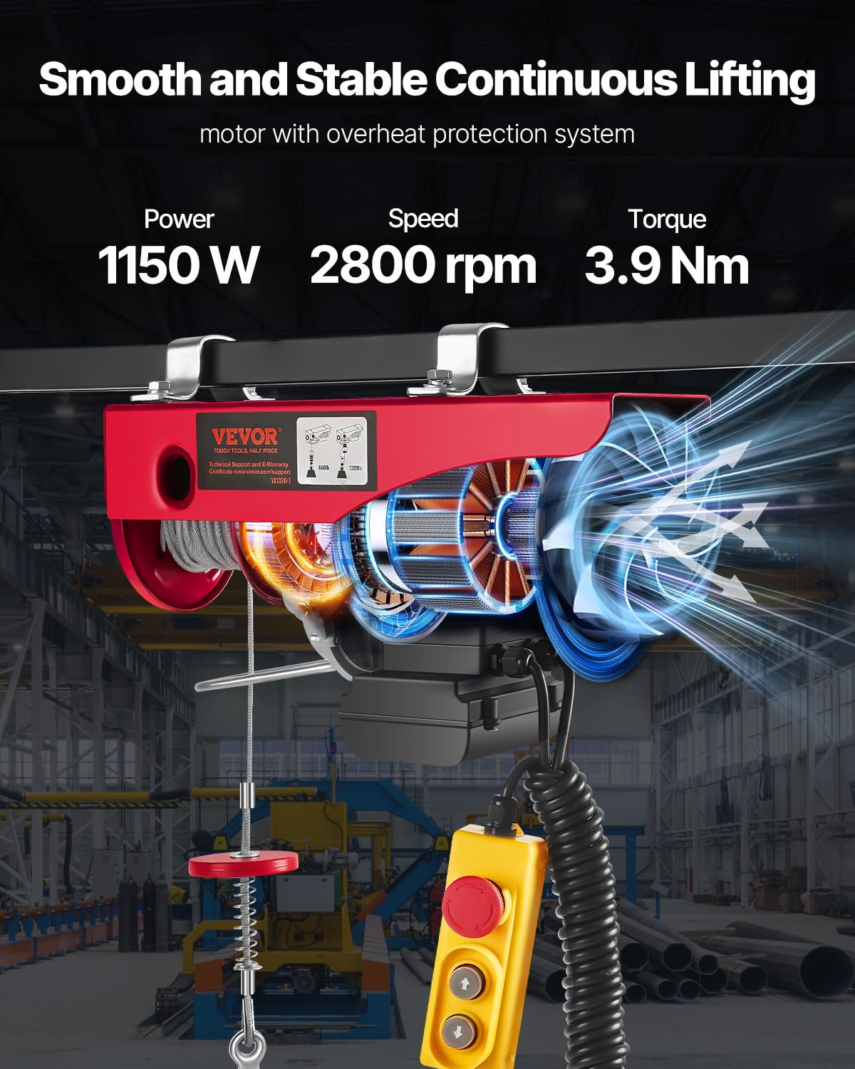 Electric Hoist with Remote Control V278770
