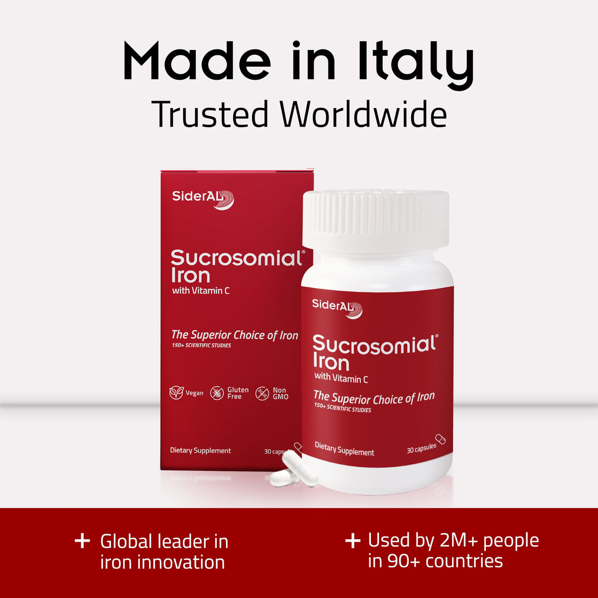 Iron Supplement with Vitamin C, 30ct D1009