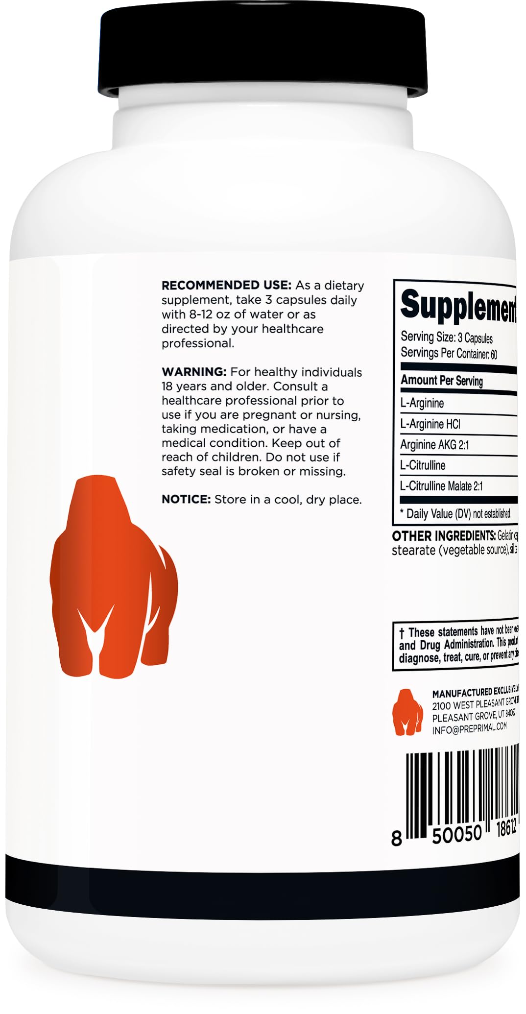 Nitric Oxide Booster 180 Capsules Q150