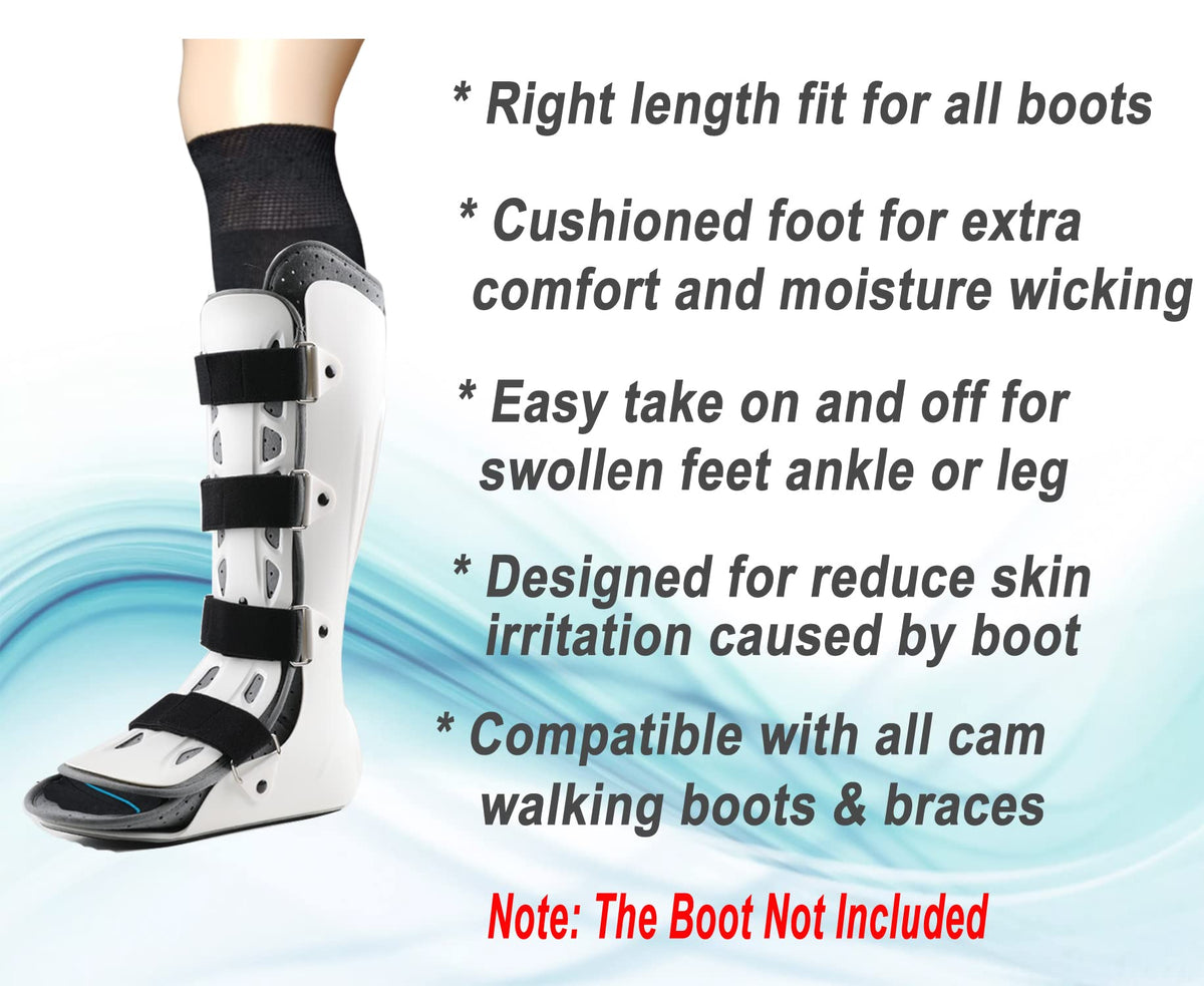 2 Pairs Replacement Sock Liner for Walking Boot U218