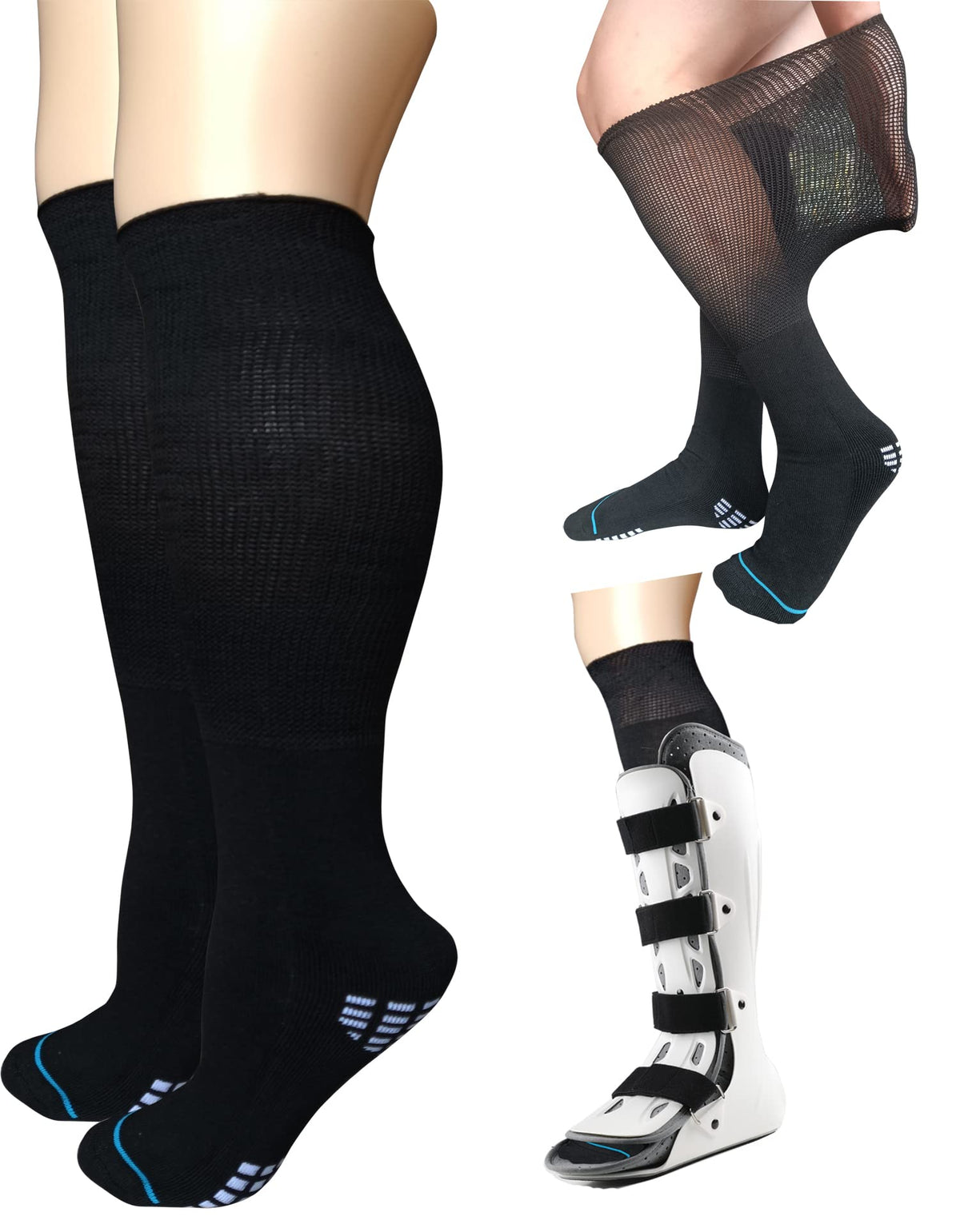 2 Pairs Replacement Sock Liner for Walking Boot U218