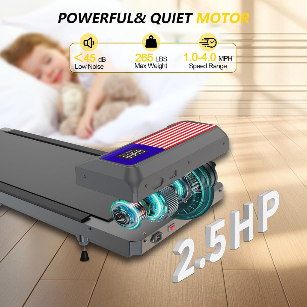 2.5HP Compact Quiet Walking Treadmill G3310