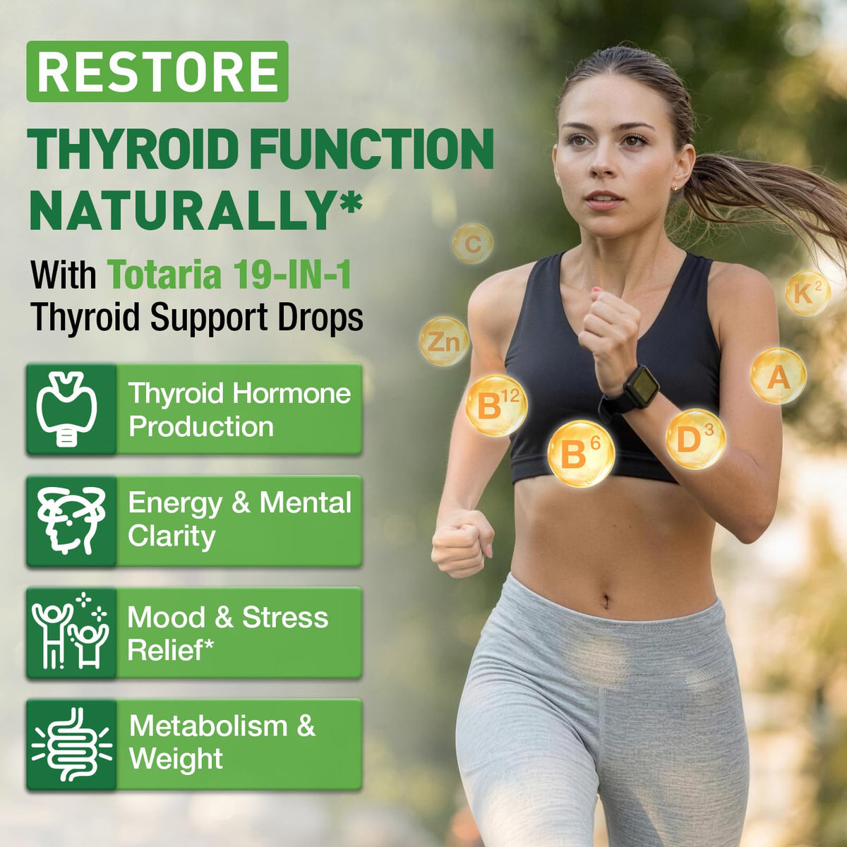 Thyroid Support Supplement 4 Fl.Oz W38497
