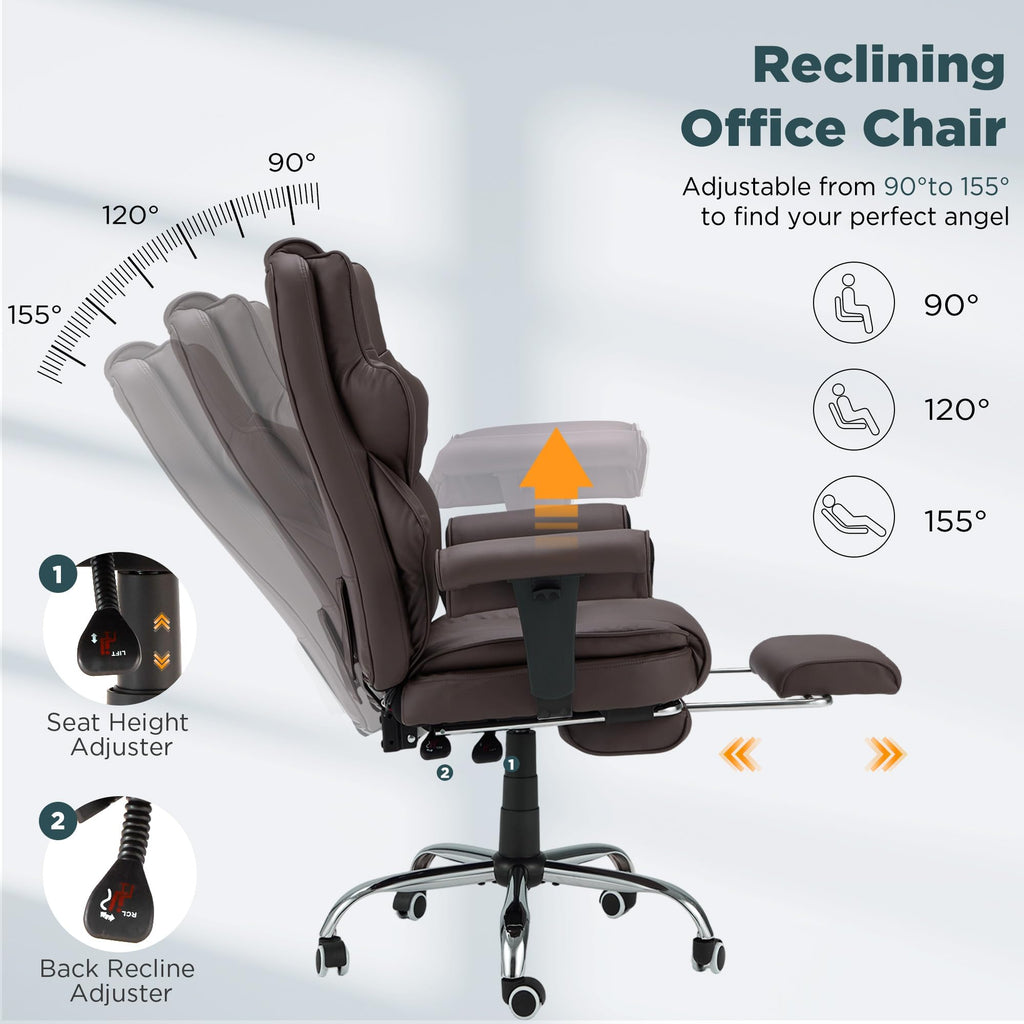 Brown Ergonomic Office Chair H715