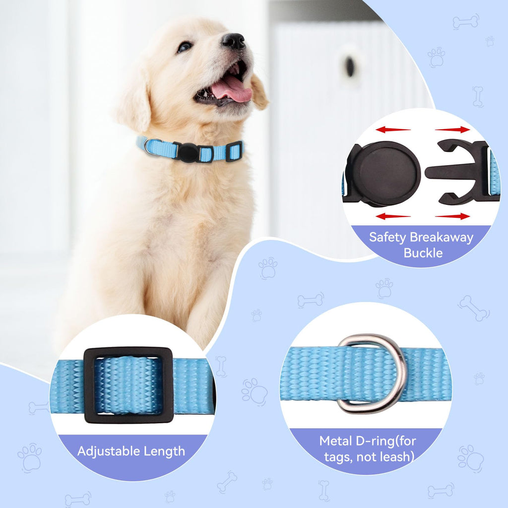 Soft Nylon Puppy Collars 12pcs N971440