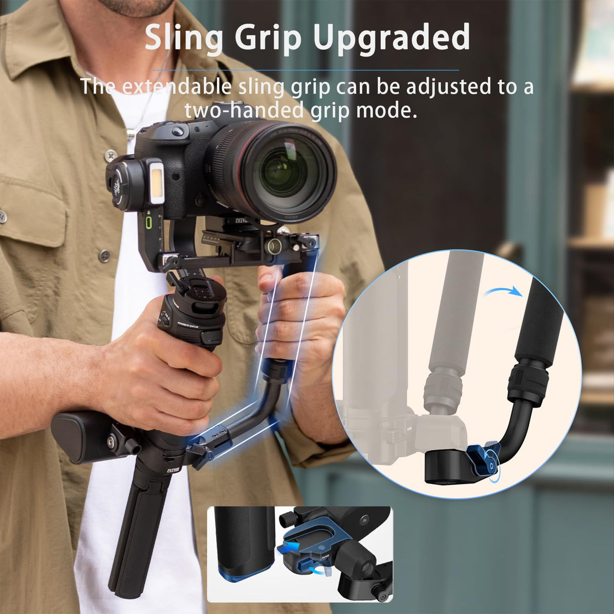 3-Axis Gimbal Stabilizer for DSLR and Mirrorless Camera C50848