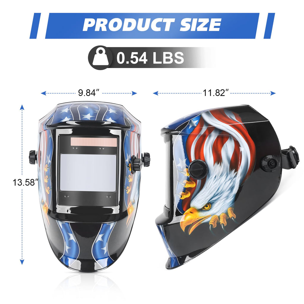 True Color Auto Darkening Welding Helmet Y238578