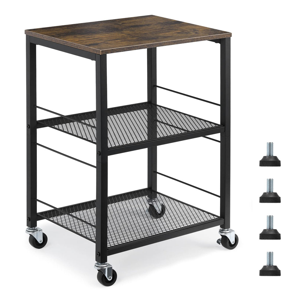 3 Tier End Table with Wheel Q893319